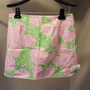 Lilly Pulitzer pink and green skirt skort